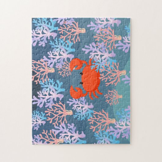 Kinder Zauberkrabbe unter der Regenbogenhaube Puzzle (Vertikal)