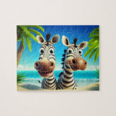 Kinder Zebras Jigsaw Puzzle - tropisch (Horizontal)