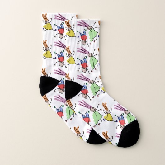 Kinder Zeichnend Socken (Paar)