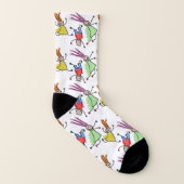 Kinder Zeichnend Socken (Links - Innen)