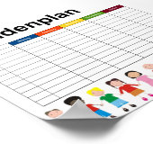 Kinder / Zeitplan Poster (Ecke)