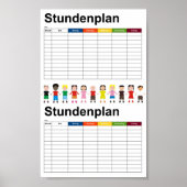 Kinder / Zeitplan Poster (Vorne)