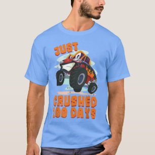 Kinder zerbrachen gerade 100 Tage Monster Truck 10 T-Shirt