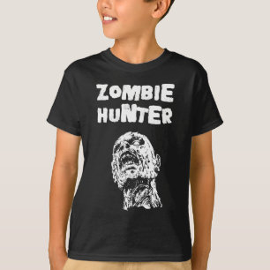 Kinder Zombie Hunter Horror Tshirt - Walking Dead