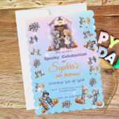 Kinder zu Halloween Thema Einladung für Kinder zum