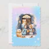 Kinder zu Halloween Thema Einladung für Kinder zum (Rückseite)