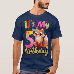 Kinder zum 5. Geburtstag 5 Jahre alt zum Geburtsta T-Shirt