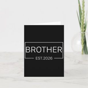 Kinder zum Bruder Est 2026 neue Bro Baby Ann beför Karte