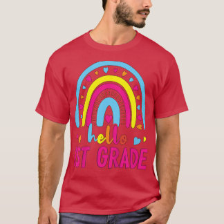 Kinder zum ersten Tag der Schulmädchen zurück in d T-Shirt