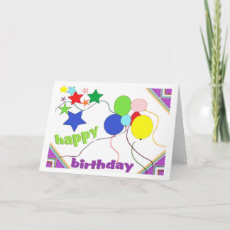 Kinder zum Geburtstag Karte
