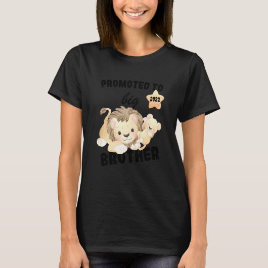 Kinder zum großen Bruder 2022 befördert Ankündigun T-Shirt (Vorderseite)