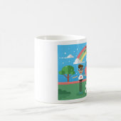Kinder zur Sensibilisierung für Autismus Kaffeetasse (Mittel)