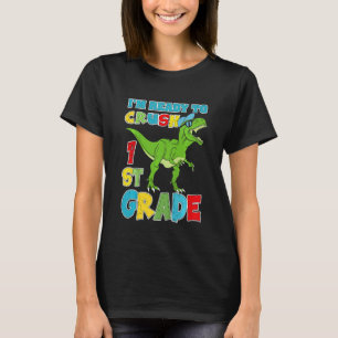 Kinder zurück in die Schule Ich bin bereit, die 1. T-Shirt