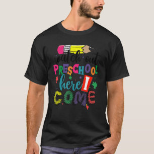 Kinder zurück in die Schule schau dir die Vorschul T-Shirt