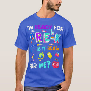 Kinder zurück zum PREK T-Shirt 1. Tag PREK Vorschu