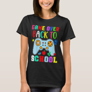 Kinder zurück zum Schulspiel über Lehrerstuhl Chat T-Shirt