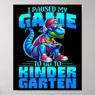 Kinder zurück zum T-rex in der Schule Ich habe mei Poster