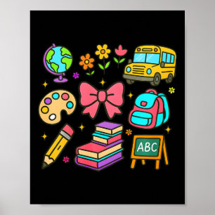 Kinder zurück zur Schule Coquette Poster