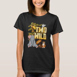 Kinder Zwei Wildtiere gefährdete Tiere 2. Geburtst T-Shirt