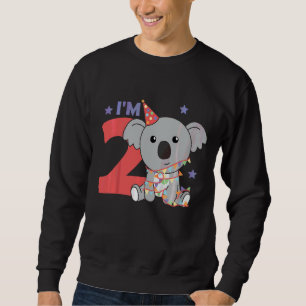 Kinder zweit Geburtstag Koala für Kinder a Geburts Sweatshirt