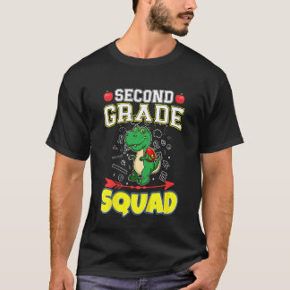 Kinder zweite Klasse Squad Grundschule T-Shirt