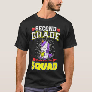 Kinder zweite Klasse Squad Grundschule T-Shirt