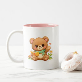 Kinder-Zweitön-Tasse | "Märchenlesebär" Zweifarbige Tasse