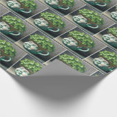 Kinderähnliche Blume Pot Geschenkpapier (Ecke)