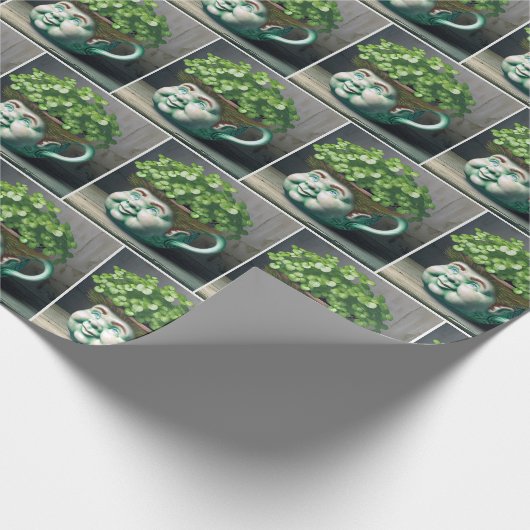 Kinderähnliche Blume Pot Geschenkpapier (Ecke)