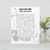 Kinderaktivität Dinosaurier Maze Fun Puzzle (Stehend Vorderseite)