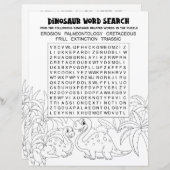 Kinderaktivität Dinosaurier Puzzle Word Suche (Vorne/Hinten)