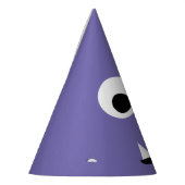 Kinderalbernes Monster-Gesichts-Monster-Party-lila Partyhütchen (Links)