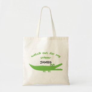 Kinderalligatorpersonalisierte Taschen-Tasche Tragetasche
