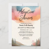 Kinderalter Sohn Boho Spaß Adoption Kinderdusche Einladung (Vorderseite)