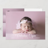 Kinderankündigung (Vorne/Hinten)