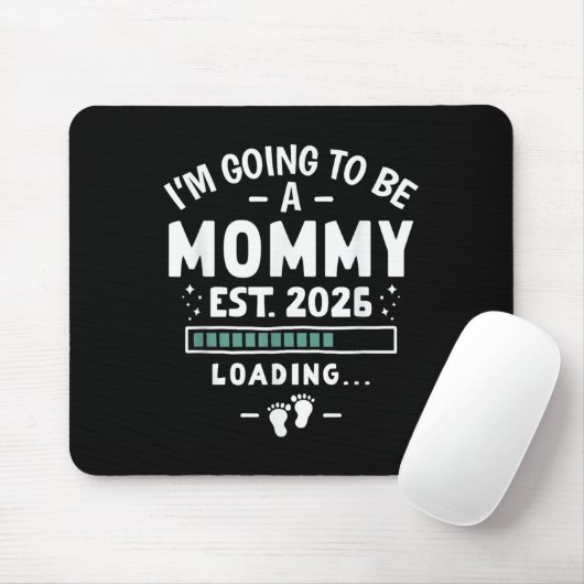 Kinderankündigung 1. Mama werde ich ein m Mousepad (Mit Mouse)