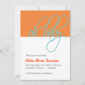 Kinderankündigung Ankündigung (Vorderseite)