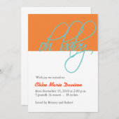 Kinderankündigung Ankündigung (Vorne/Hinten)