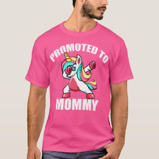 Kinderankündigung Dabbing Einhorn-Shirts gefördert T-Shirt