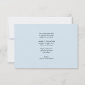 Kinderankündigung, Dankbares Script, weiß Einladung (Rückseite)