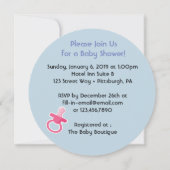 Kinderankündigung / Einladung (Text anpassen) (Rückseite)