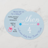 Kinderankündigung / Einladung (Text anpassen) (Vorne/Hinten)