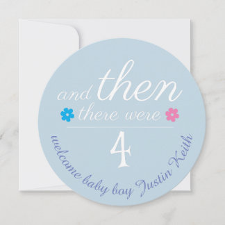 Kinderankündigung / Einladung (Text anpassen)