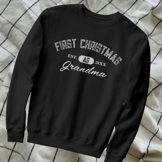 Kinderankündigung erste Weihnachten als Oma Sweatshirt