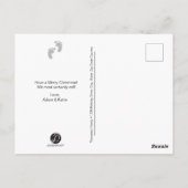 Kinderankündigung, Erste Weihnachten, Foto Postkarte (Rückseite)