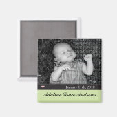 Kinderankündigung Magnet (Vorderseite/Rückseite)