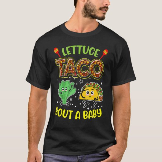 Kinderankündigung Saltuce Taco Bout A Baby 2 T-Shirt (Vorderseite)