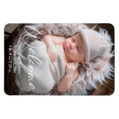 Kinderankündigung Willkommensankündigung Magnet (Horizontal)