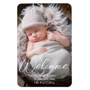 Kinderankündigung Willkommensankündigung Magnet