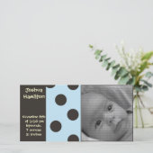 Kinderankündigungskarte Ankündigung (Stehend Vorderseite)